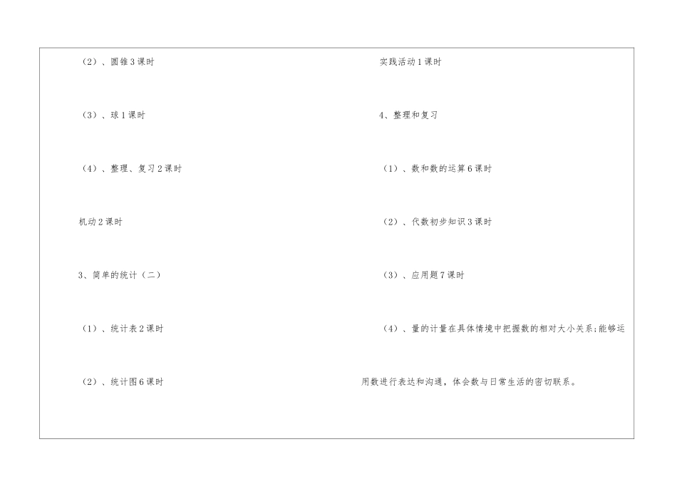 实用的数学教学计划汇总十篇_第3页