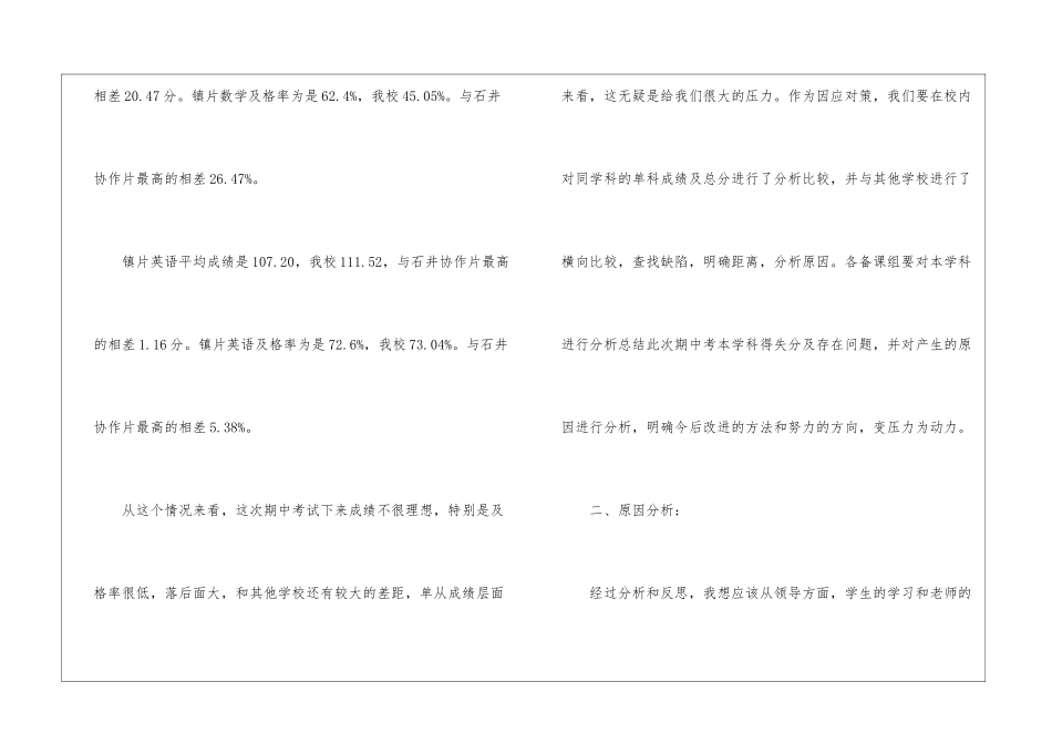 实用的期中教学工作总结三篇_第2页