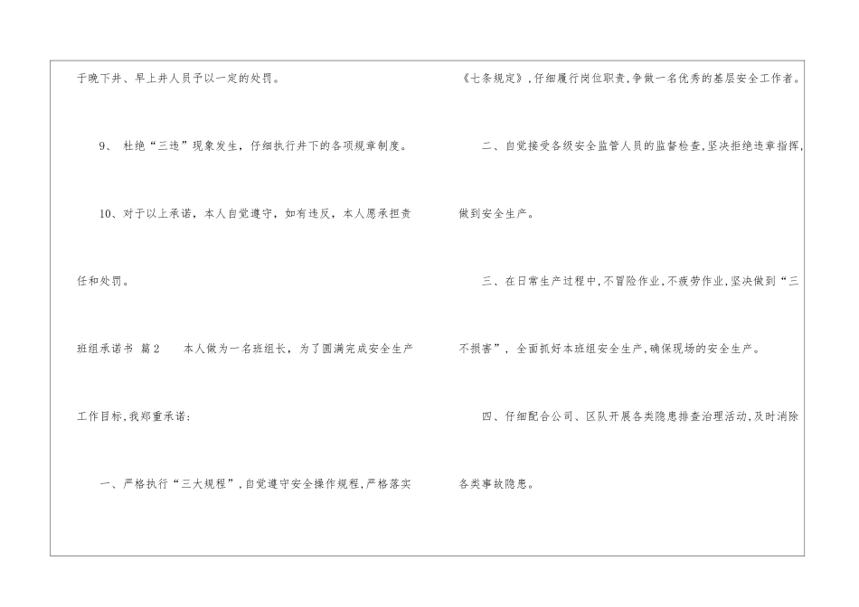 实用的班组承诺书4篇_第3页