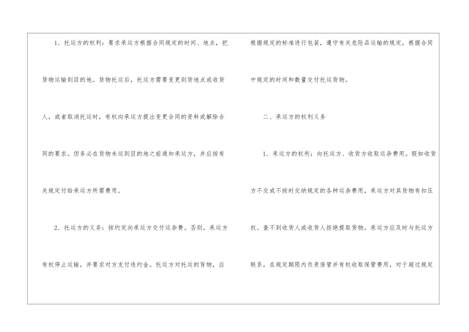 实用的货物运输合同锦集八篇_第3页