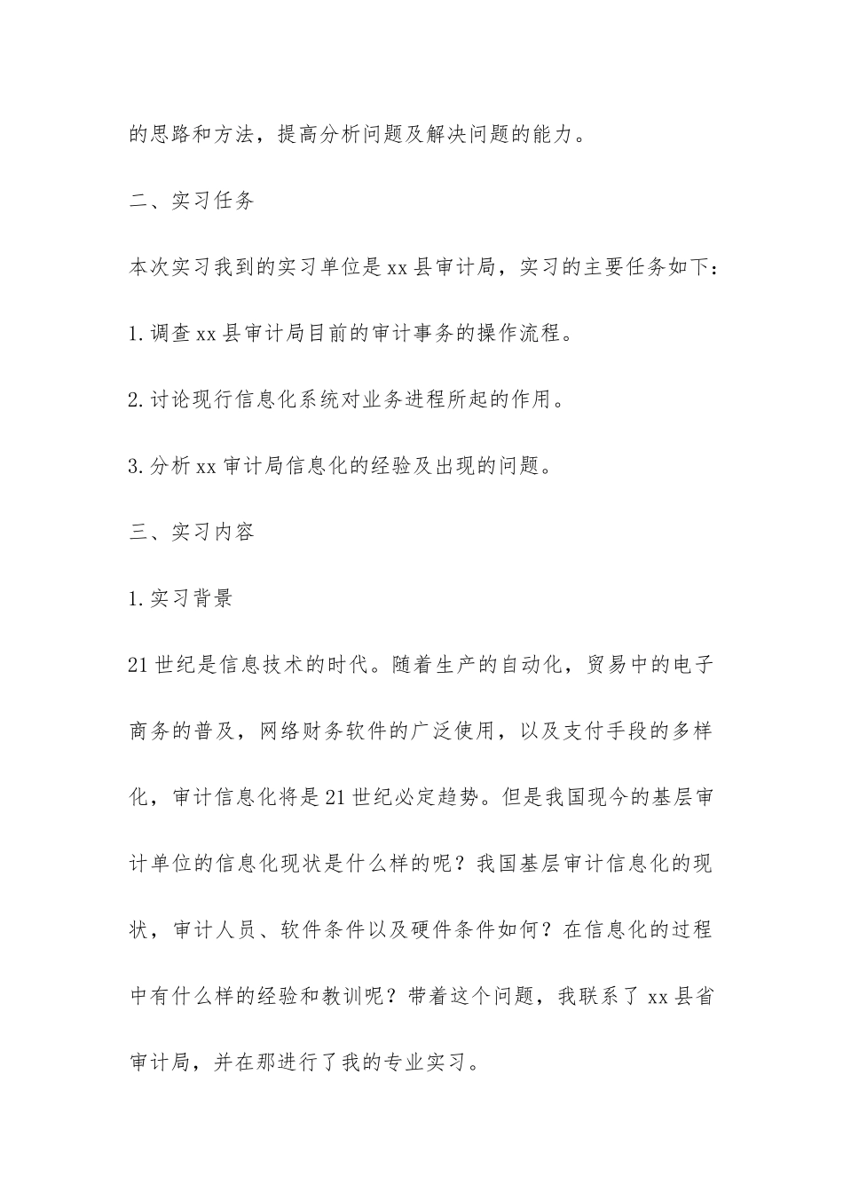 审计实习报告2024-_第2页