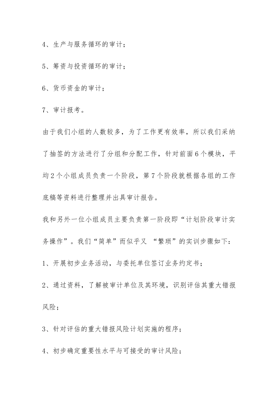 审计实训报告总结-_第3页