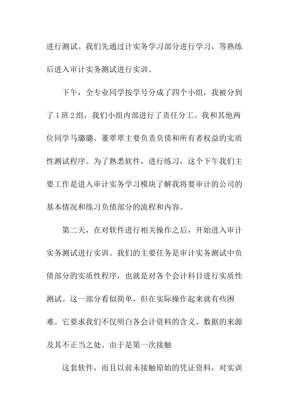 审计实训的报告_第3页