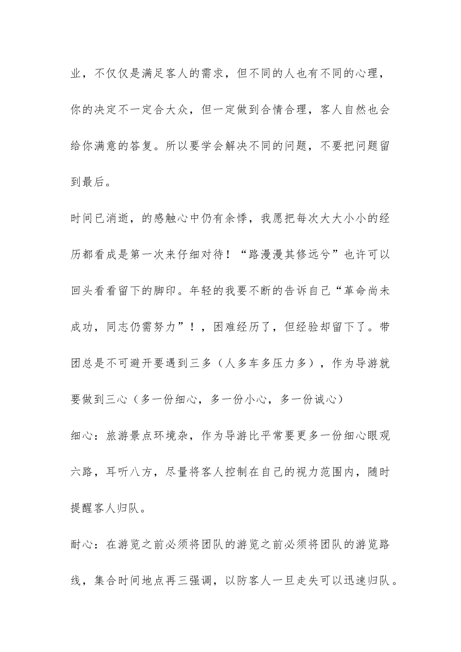 导游年度个人工作总结-_第3页