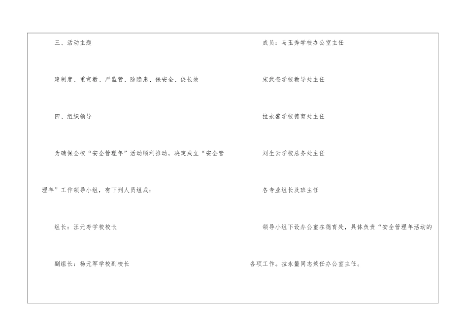 小区住宅春节安全管理方案春节安全工作管理_第3页