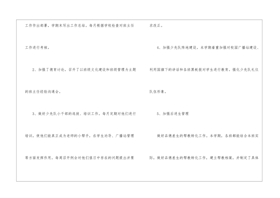 小学2024德育工作总结_第2页