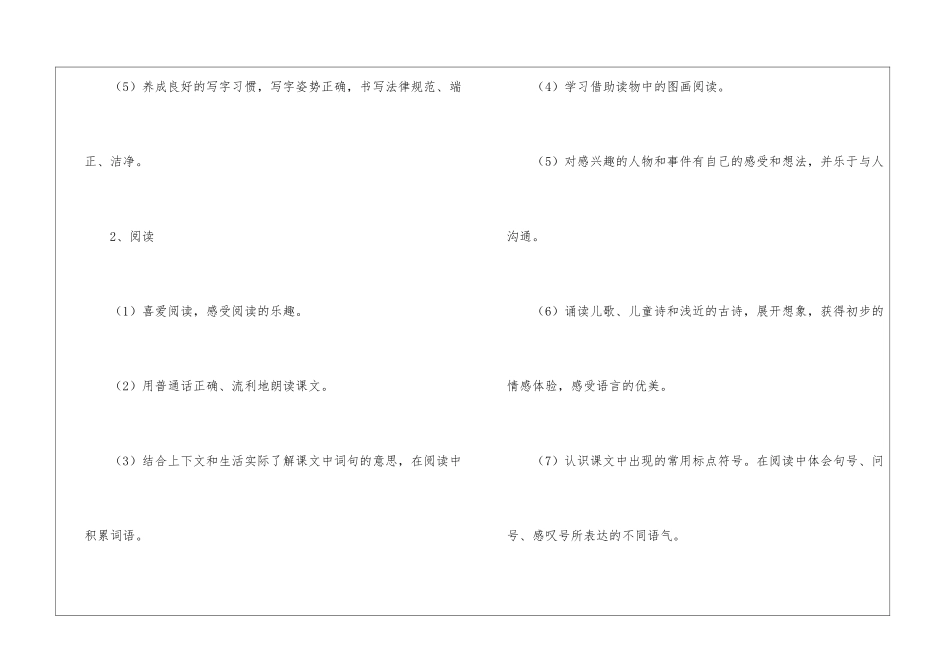 小学一年级语文工作计划15篇_第3页