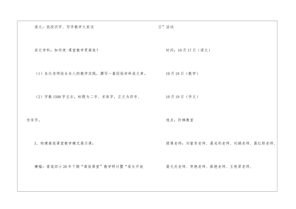 小学下期电教活动月的方案_第3页