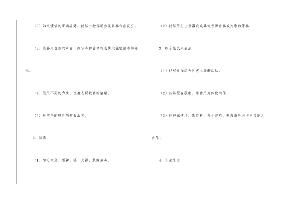 小学二年级上册音乐教学计划(通用6篇)_第3页