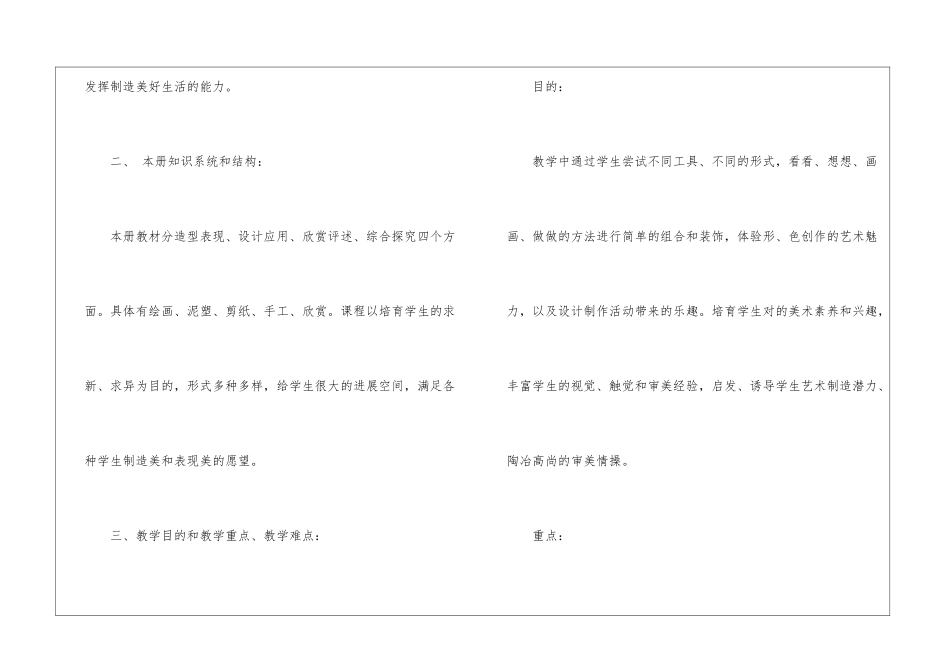 小学二年级美术教学计划(精选5篇)_第2页