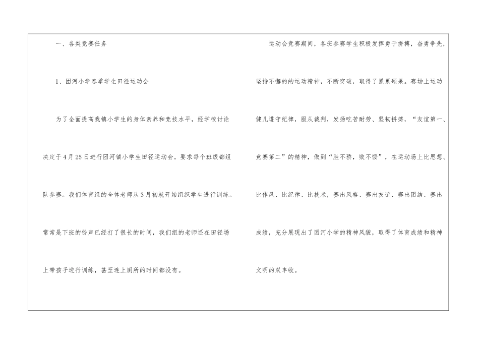 小学体育教学教研工作总结_第2页