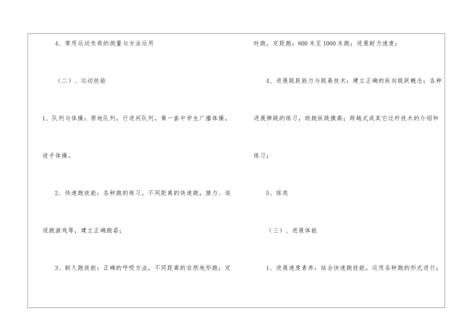 小学体育教学计划模板汇编6篇_第3页