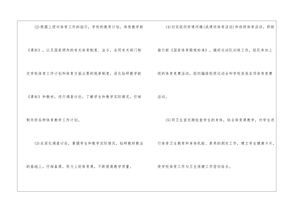 小学体育教师岗位说明书_第3页
