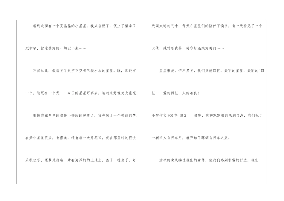 小学作文300字4篇_第2页