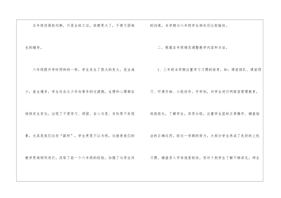 小学信息技术教学工作总结(通用5篇)_第2页