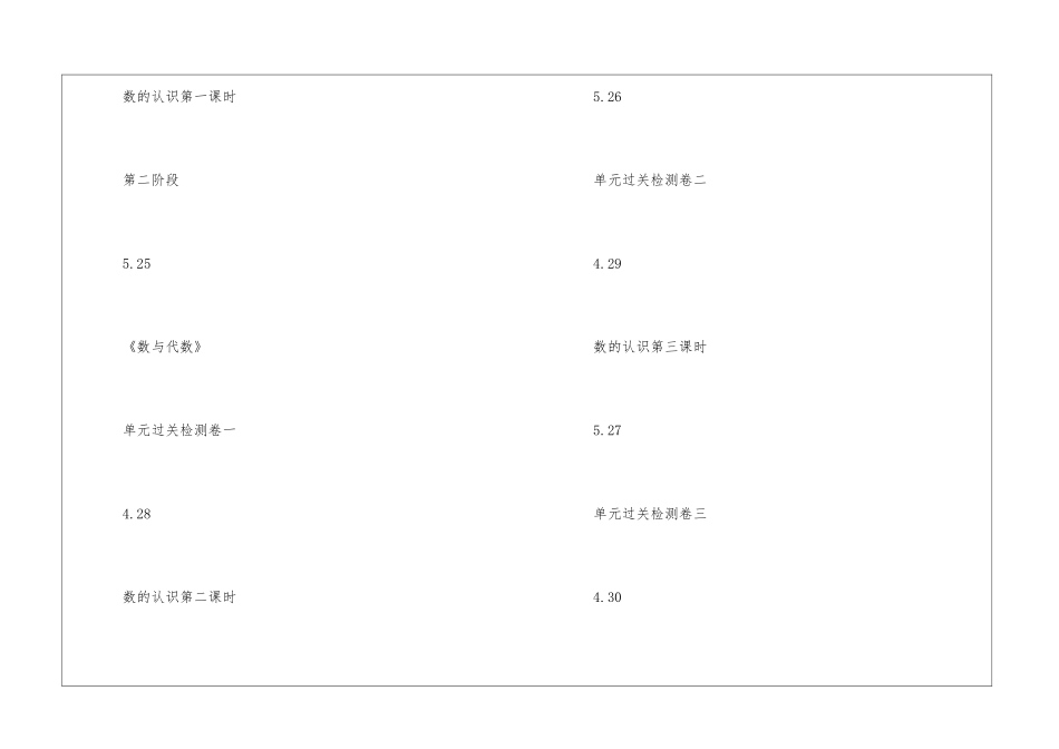 小学六年级毕业班数学复习教学工作计划_第2页