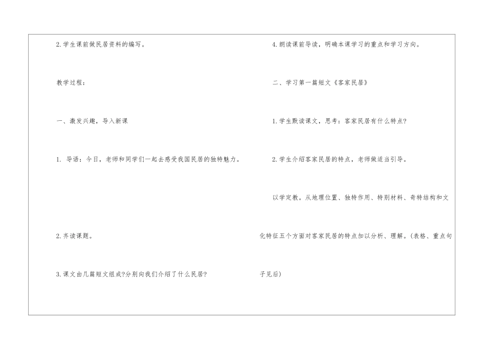 小学六年级语文下册《各具特色的民居》课件5篇_第2页