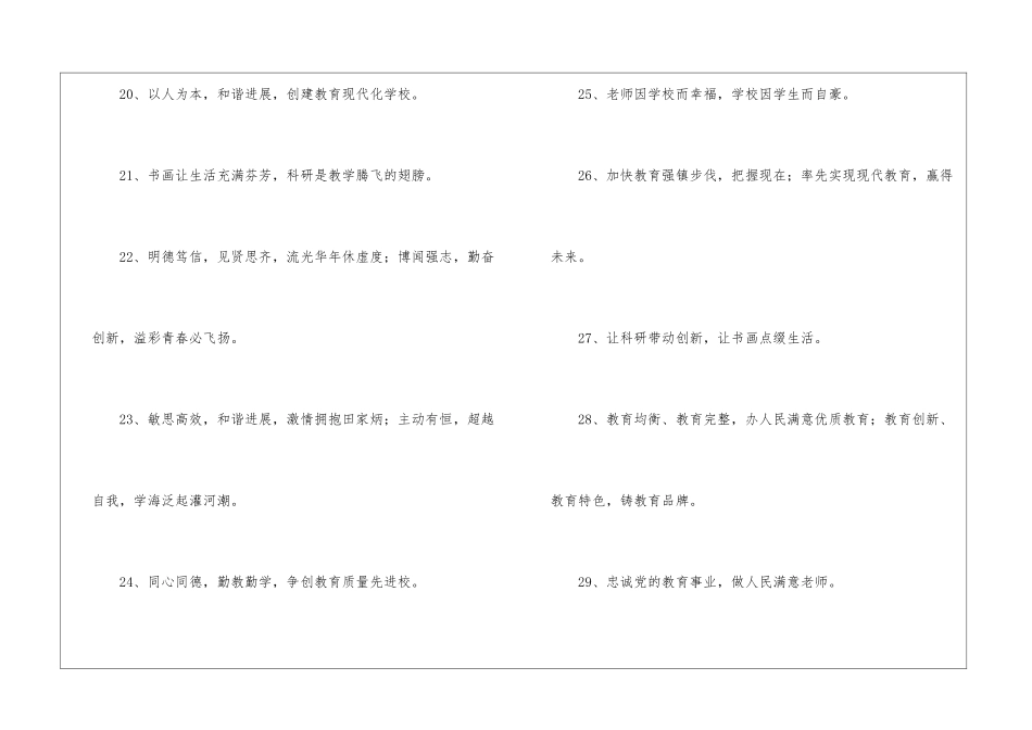 小学均衡发展标语_第3页