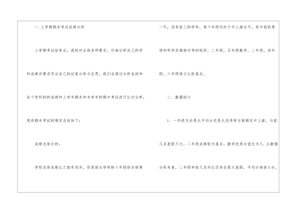 小学学期教育教学工作总结_第2页