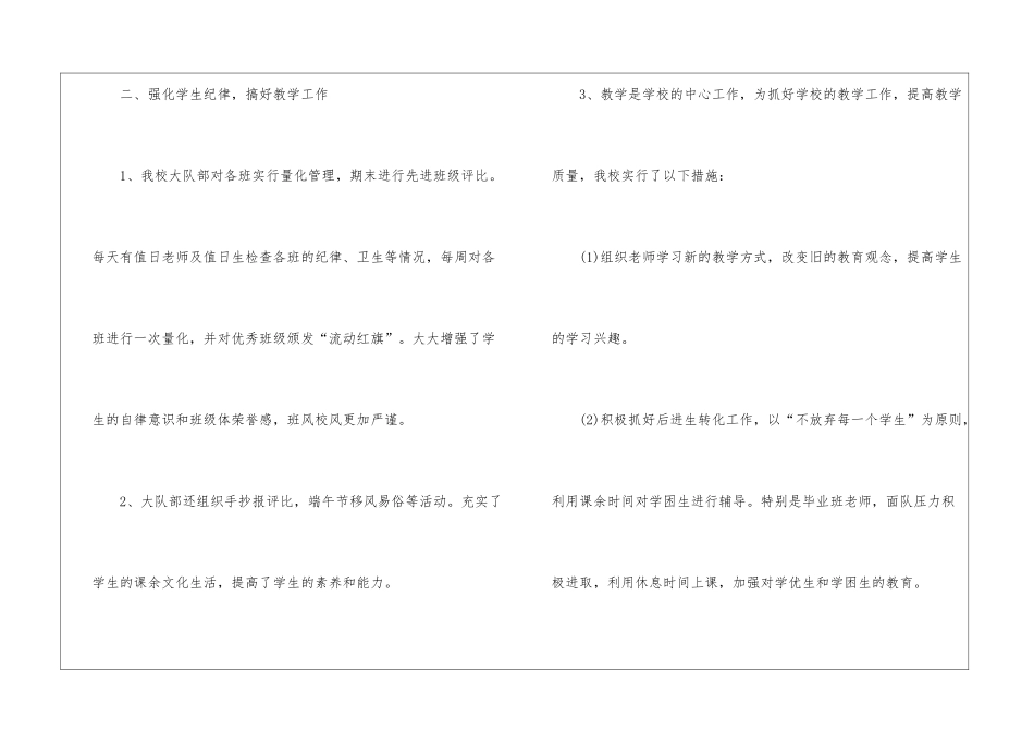 小学学校工作总结模板汇总8篇_第3页