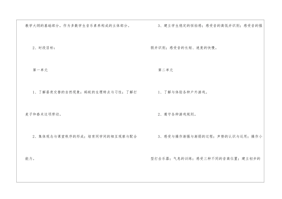 小学教学计划音乐模板汇编八篇_第3页