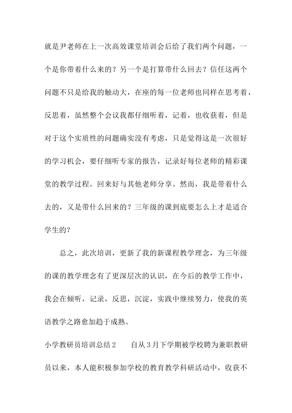 小学教研员培训总结_第3页