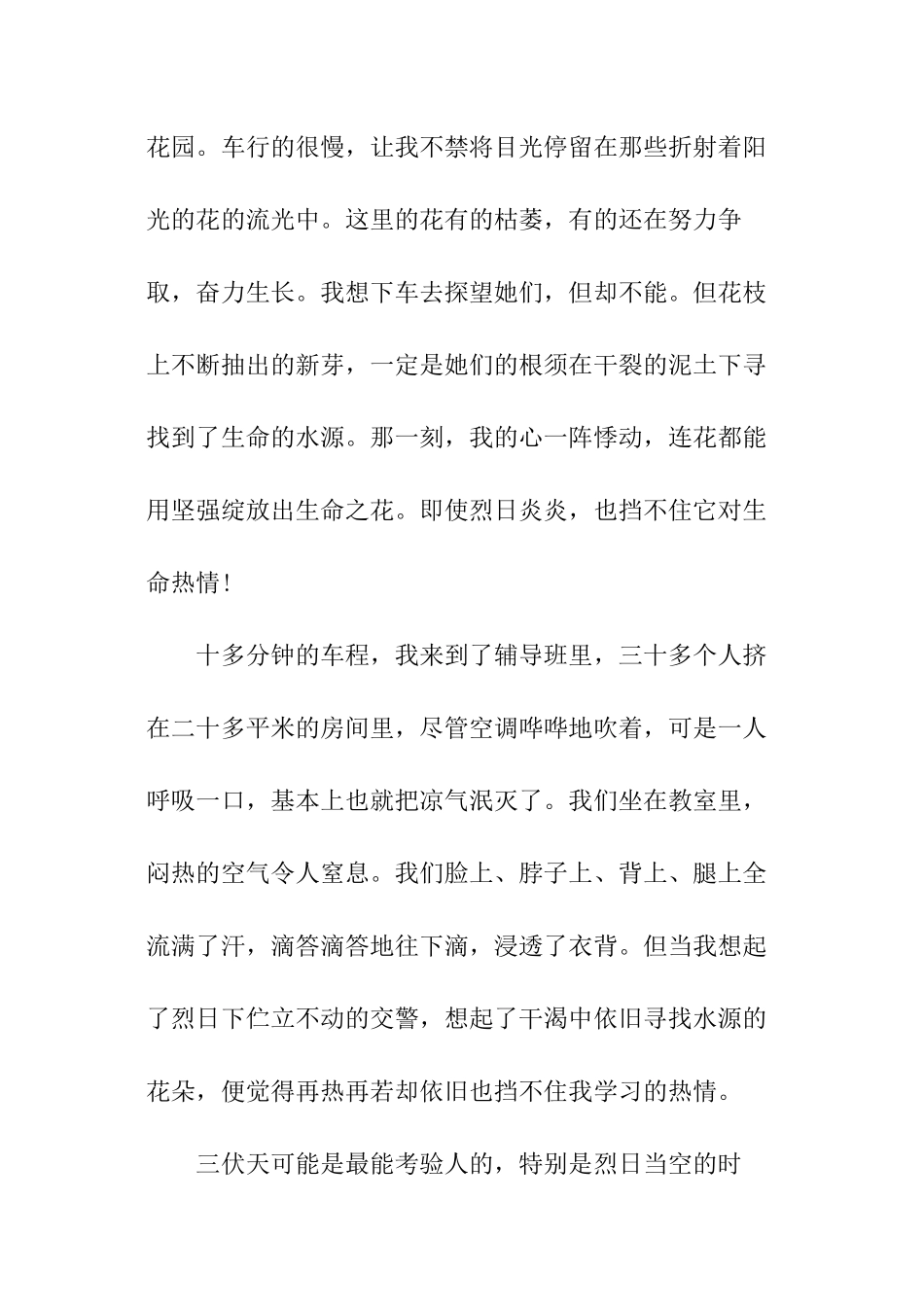 小学暑假实践活动心得_第3页