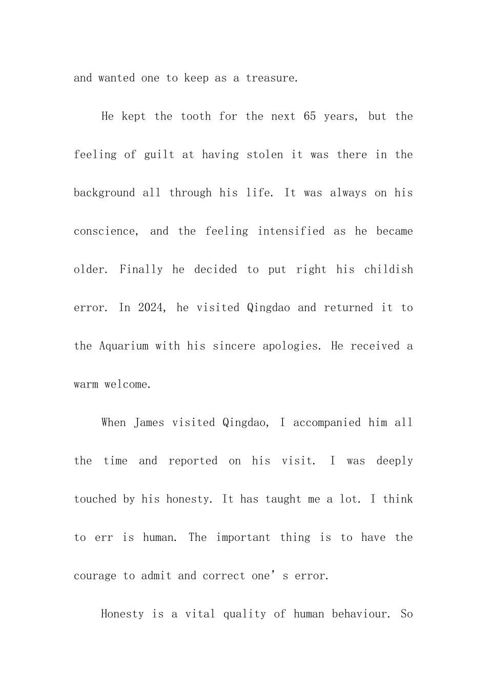 小学生3分钟英语演讲稿_第2页