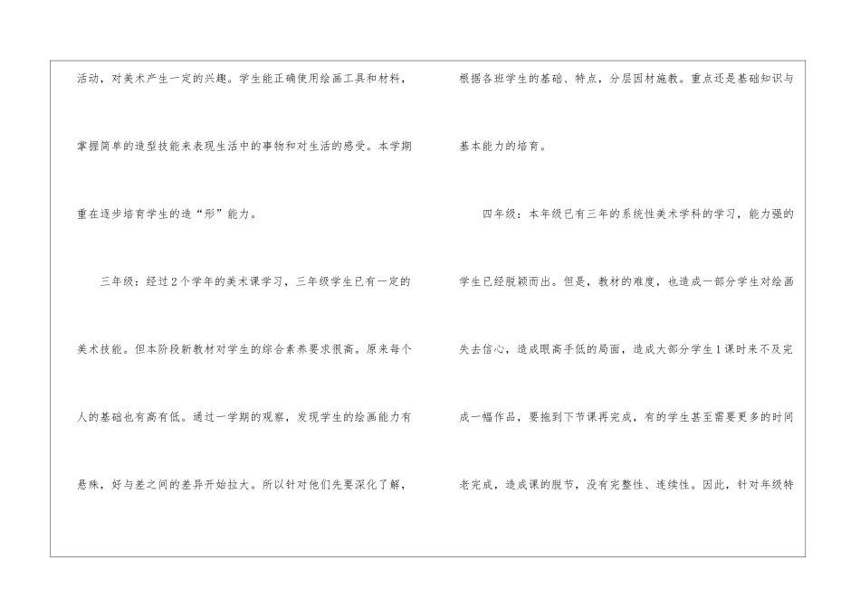 小学美术备课组工作计划_第3页