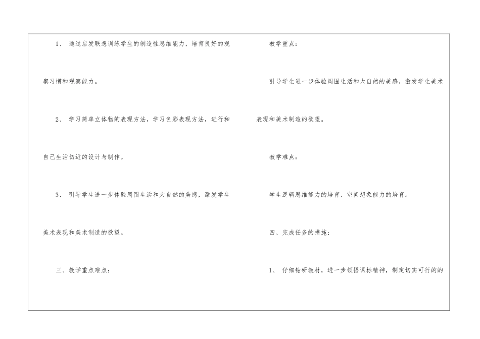 小学美术教师工作计划通用15篇_第2页