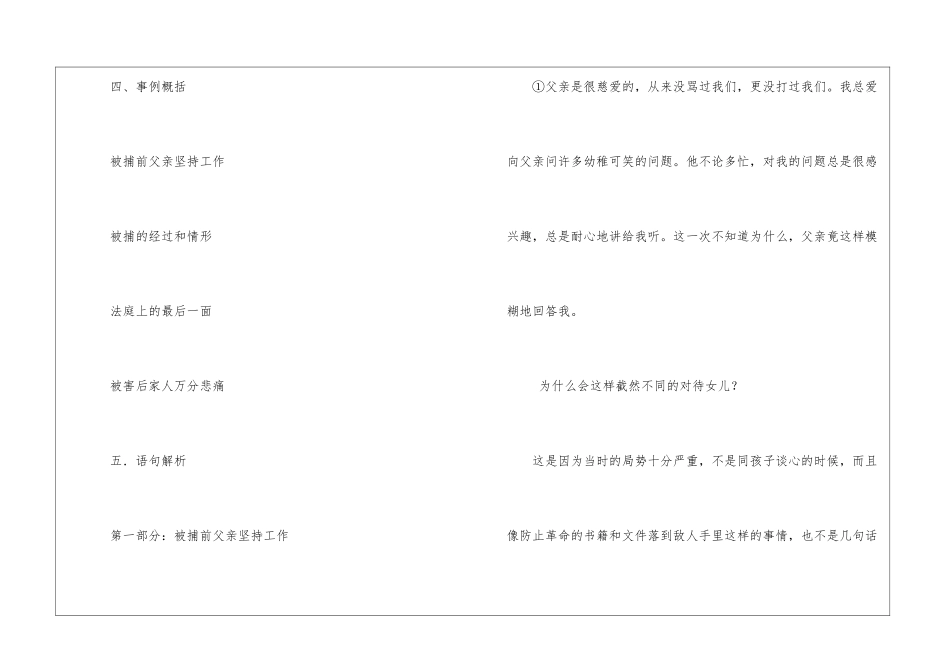 小学语文《十六年前的回忆》复习要点_第2页