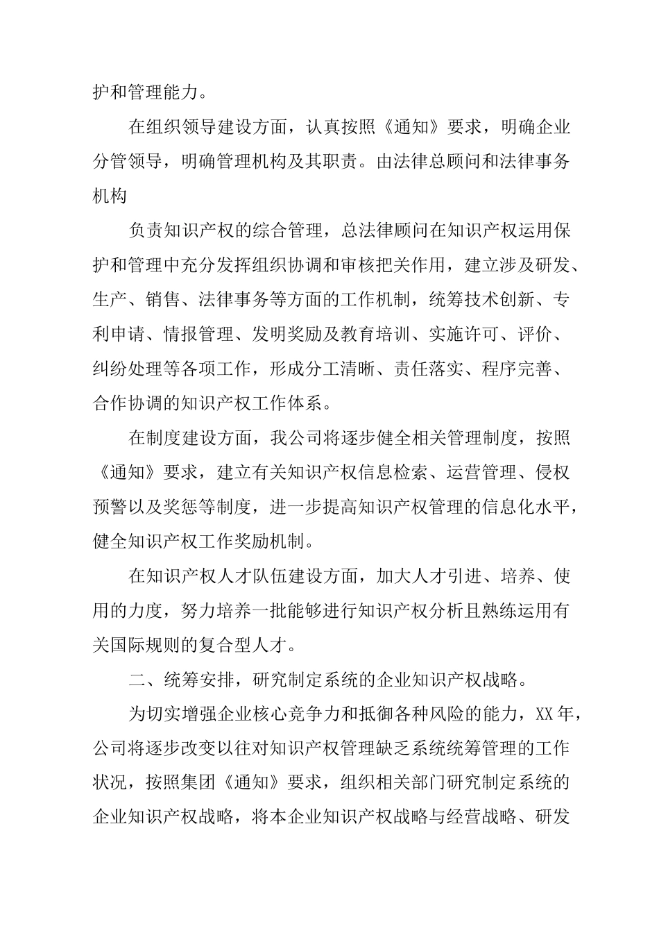知识产权工作计划_第2页