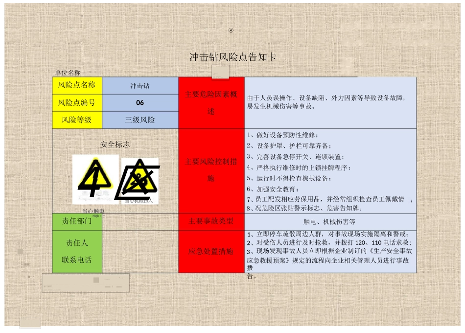 机械安全风险告知卡_第3页