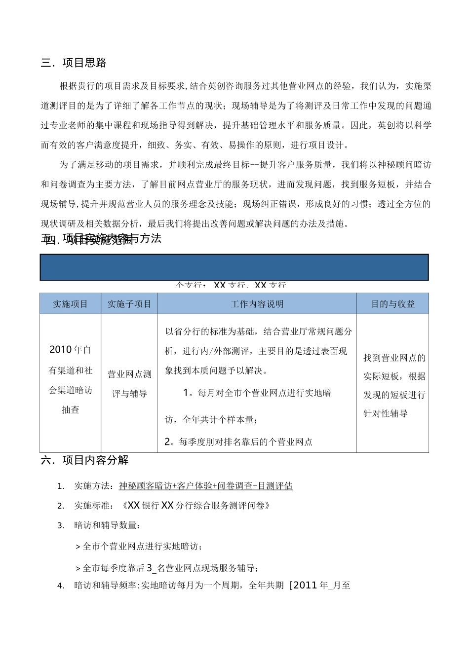 神秘顾客检查方案_第2页
