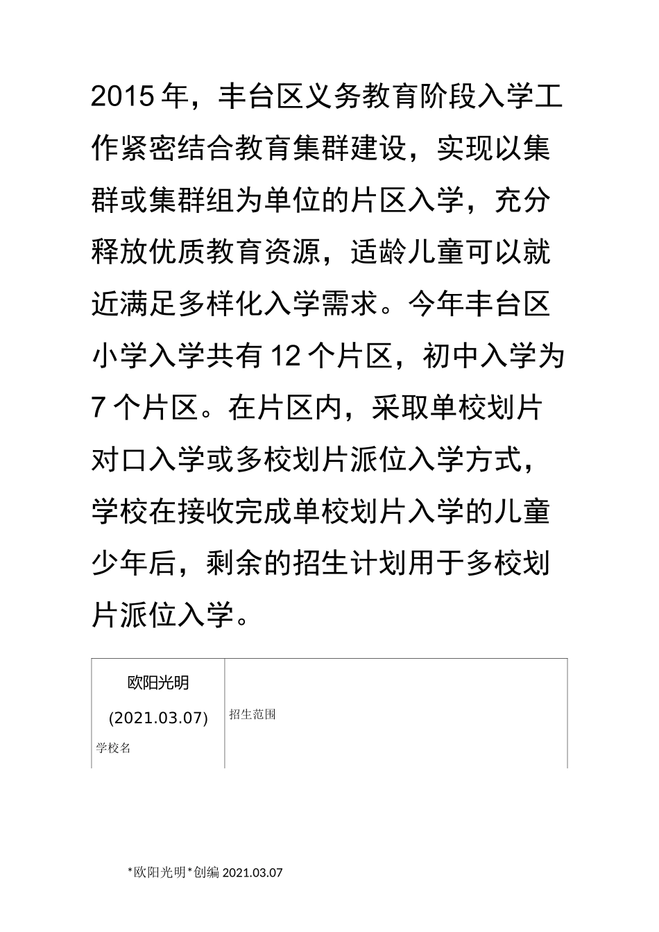 2021年丰台区小学划片_第1页