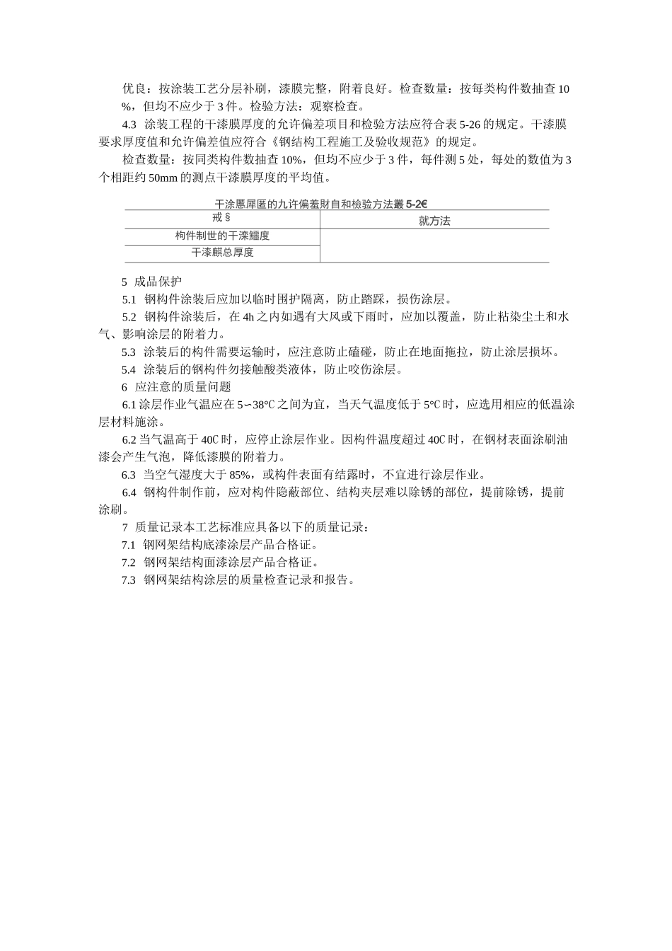 钢结构防腐处理技术交底_第3页