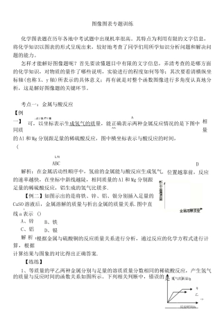 初三化学图像图表专题训练