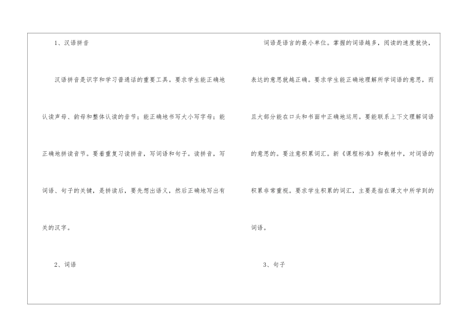 小学语文第十二册复习计划_第2页