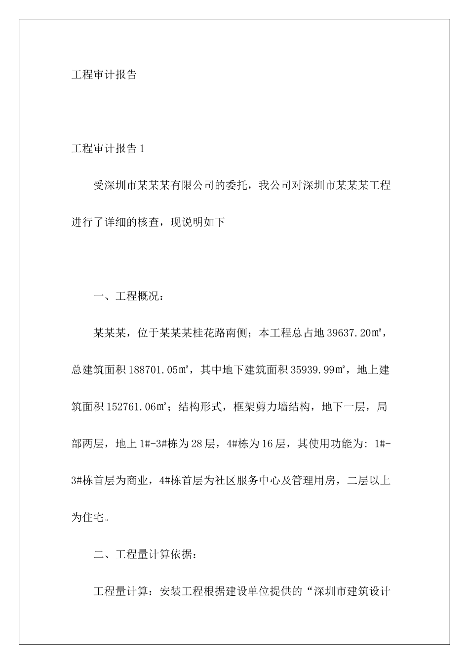 工程审计报告_第2页