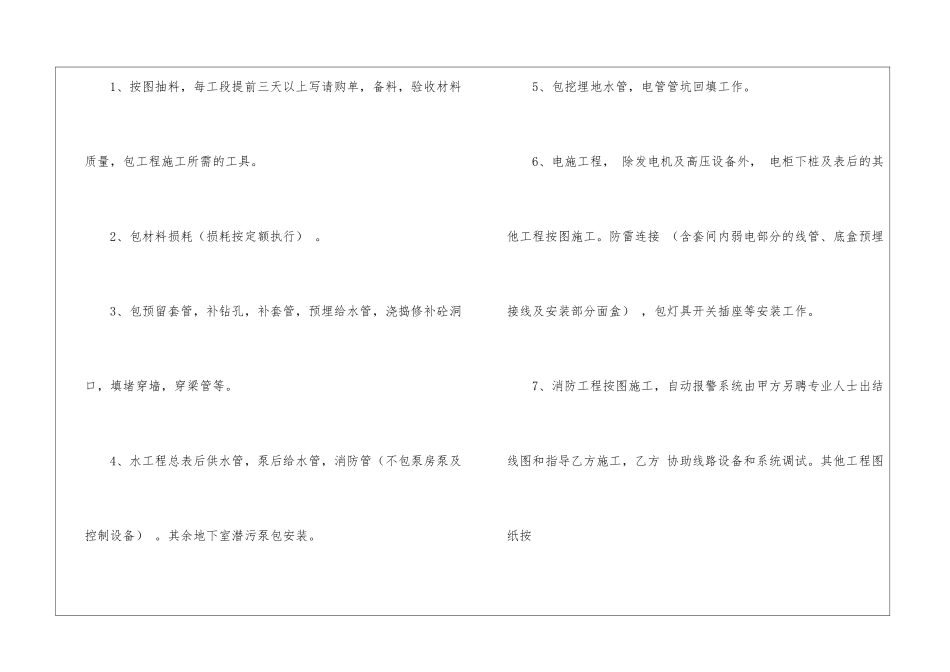 工程承包合同汇编六篇_第2页