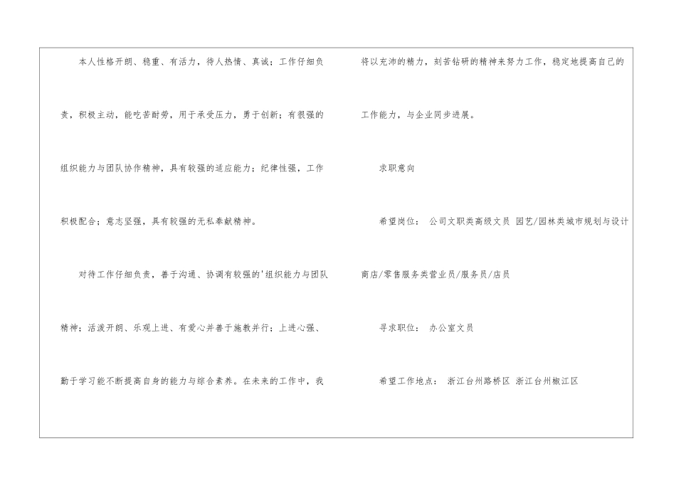 工程文员简历_第2页
