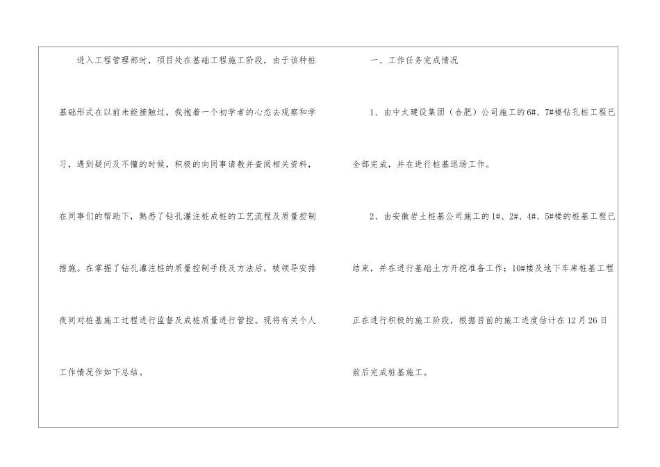 工程管理部员工技术工作总结_第2页