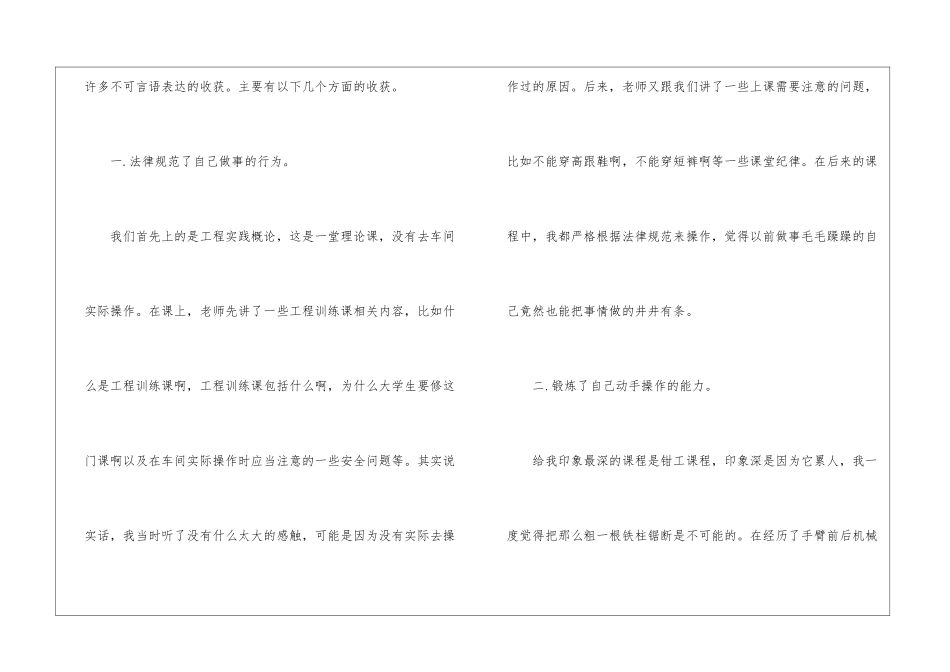 工程训练实习总结_第2页