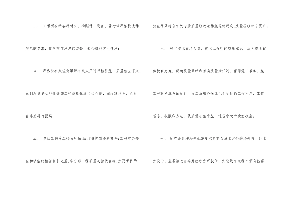 工程质量保证书三篇_第2页