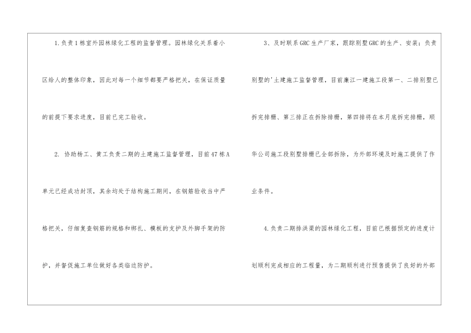 工程部年度个人工作报告_第2页