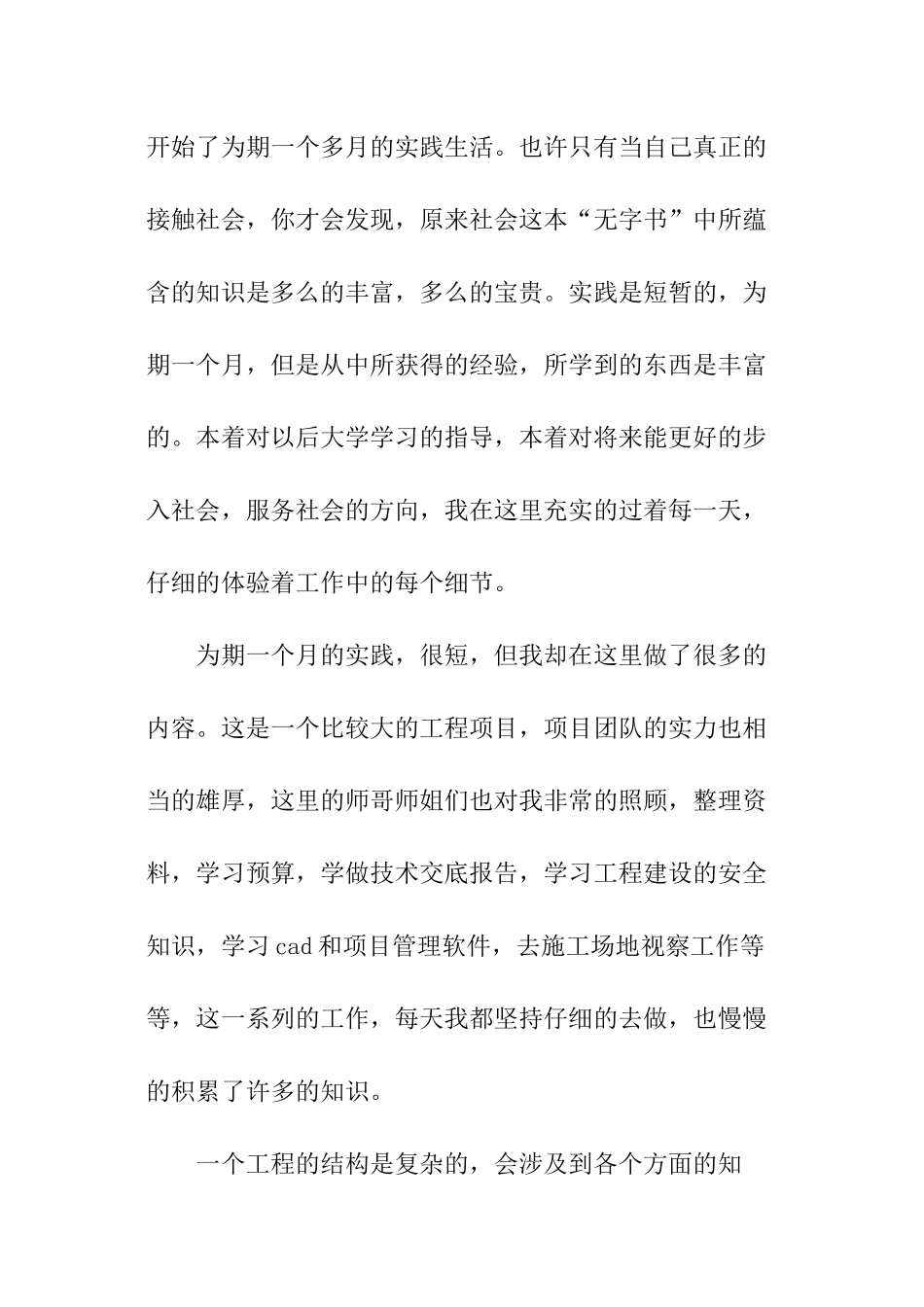 工程项目实践报告_第2页