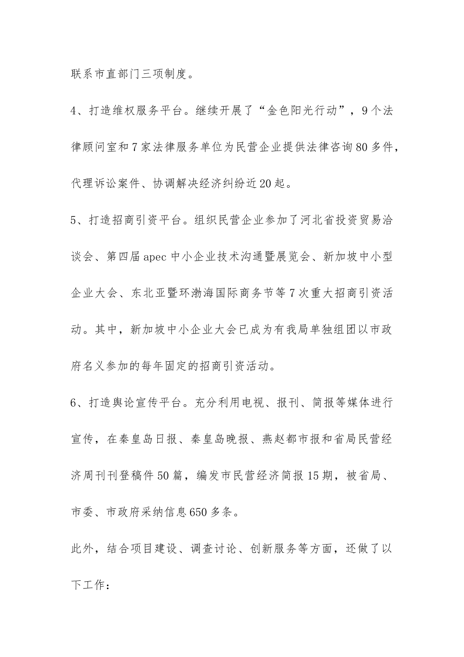 市中小企业局09年度工作总结及2024年度工作要点-_第2页