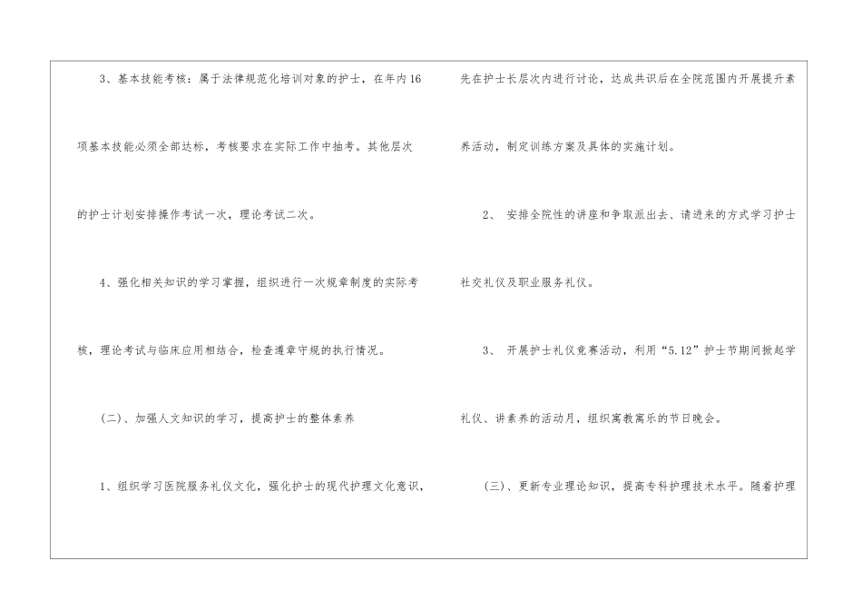 市医院护士长工作计划_第2页