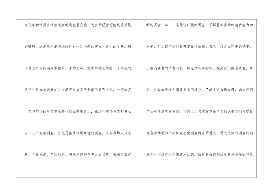 市场开发项目计划书_第3页