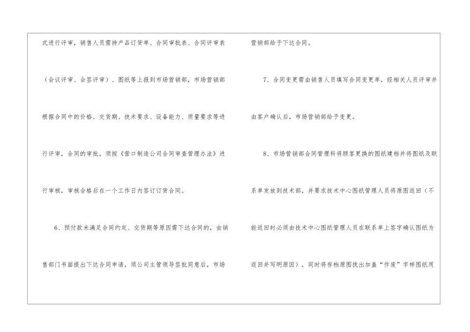 市场营销部业务管理工作规定_第2页